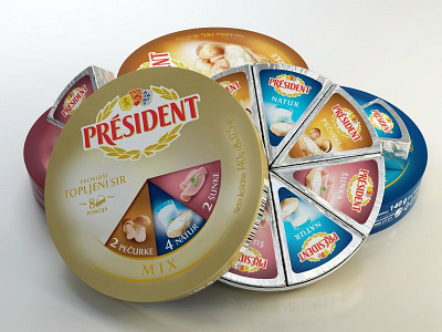 President 3d belgrade cheese design designer dizajner identity industrial model product products scene