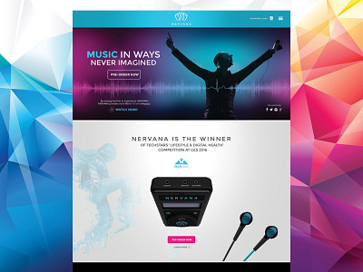 Music Player download ecommerce effects eq flat hi end modern photo product tech ui website
