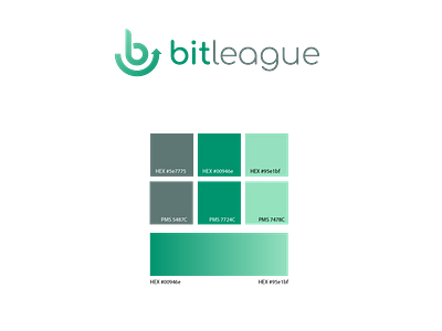 BitLeague Logo & Branding app bitcoin branding branding and identity color schemes crypto design logo logo design mobile typography ui ux