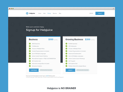 Helpjuice Pricing analytics content flat helpjuice knowledge base landing pricing software ui ux web web design