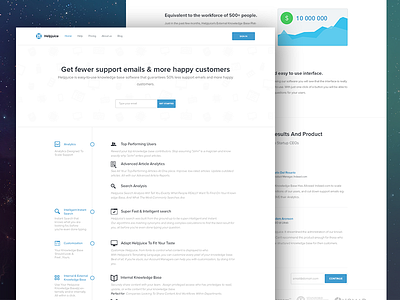 Helpjuice flat helpjuice homepage interface knowledge base landing simple ui ux web design