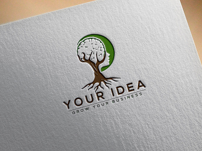 Man tree logo brain designs logo logodesign logos minimalist logo north carolina south carolina texture tree tree house vector