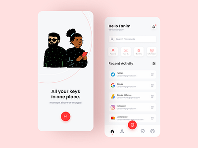Password Manager App Concept