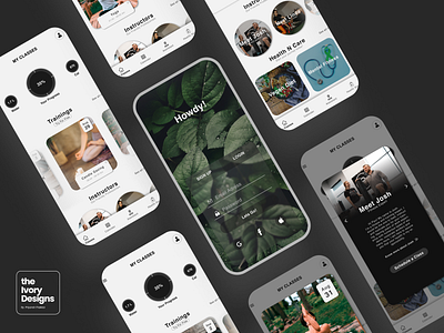 Fitzen - Your Fitness Application 3d abstract app appdesign brand identity branding design fitnessapp graphic design illustration layout logo minimal mobileapp ui uidesign userexperience userinterface ux uxdesign