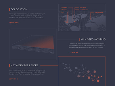 Datagram Home blue gradient home landing line work servers tech ui ux web design website