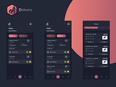 Pickup & delivery app