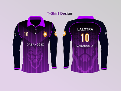 Cricket jersey design