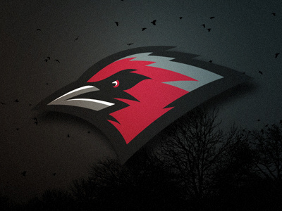 Crows crow fantasy football logo sports ufl