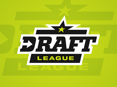 Draft League badge basketball design league logo sports sports branding
