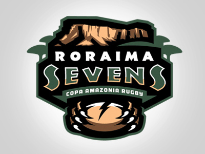 Roraima Sevens Rugby Championship championship logo mountain roraima rugby sports