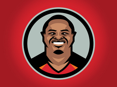 Dougernaut fantasy football icon illustration logo nfl sports