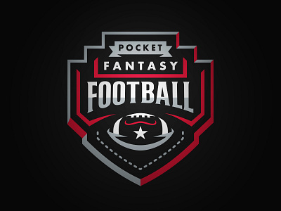 Football fantasy football icon logo sports