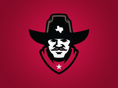 Cowboy cowboy illustration logo sports texas