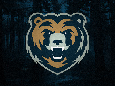 Grizzlies bear grizzly illustration logo sports