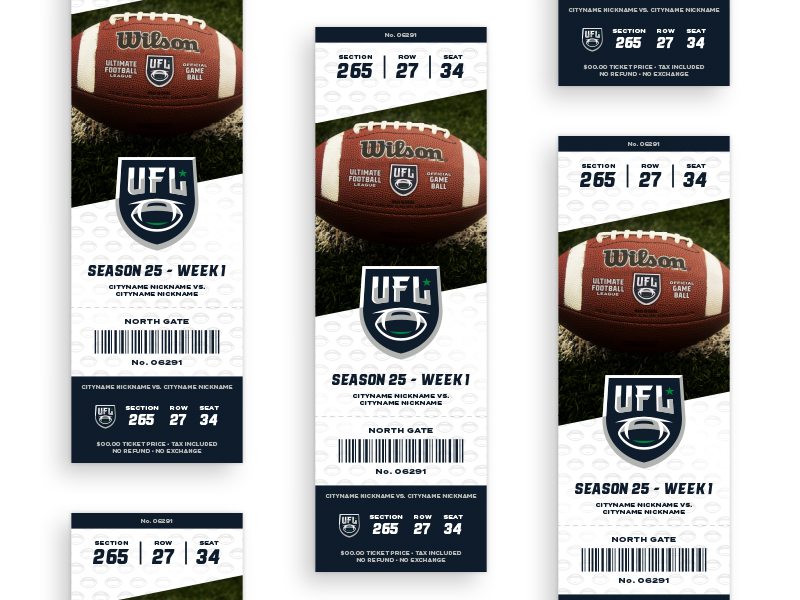 UFL 2.0 Ticket by Zilligen Design Studio on Dribbble