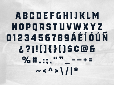 UFL 2.0 Typeface "Redzone" design font sports type typeface typography