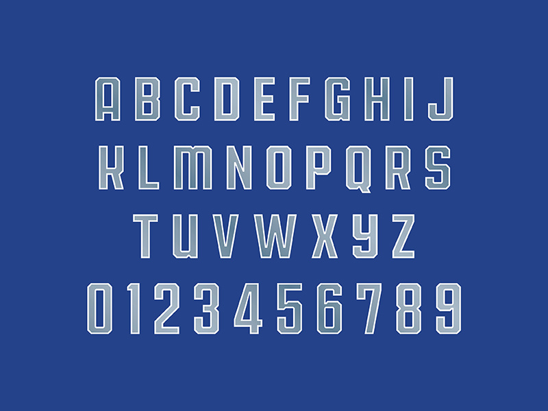 Motor City Mustangs Typeface by Zilligen Design Studio on Dribbble