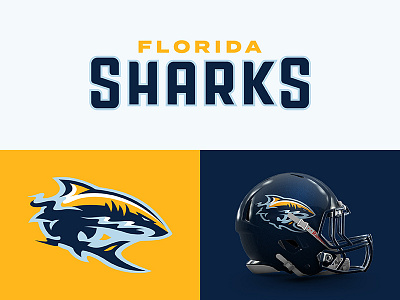 Florida Sharks design florida football sharks sports sports branding theuflproject typography