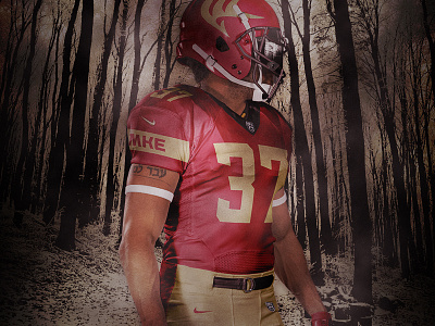 Milwaukee Stags Uniform deer design football milwaukee sports sports branding stags theuflproject typeface typography uniform