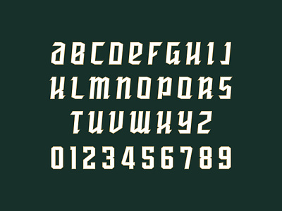 Minnesota Chippers Typeface beaver design football lumberjack minnesota sports sports branding theuflproject typeface