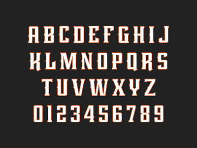 Houston Longhorns Typeface design font football houston longhorns sports sports branding theuflproject type design typeface