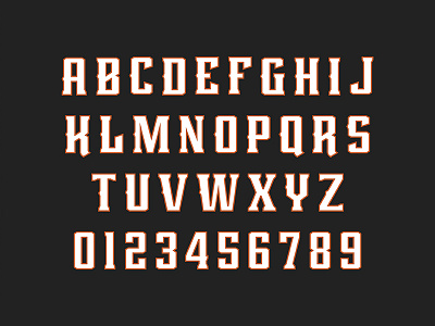 Houston Longhorns Typeface