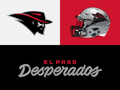 El Paso Desperados design desperados elpaso football sports sports branding theuflproject typeface