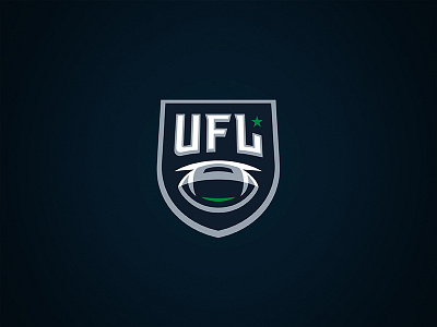 UFL 2.5 branding logo shield sports theuflproject typefacesports