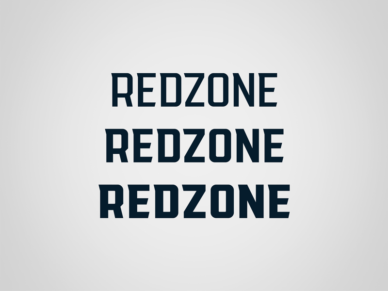 Redzone 2.0 Styles font sports branding theuflproject typeface typeface design typography