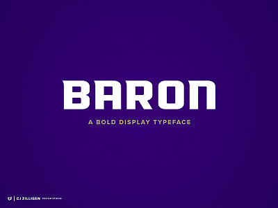 Baron Typeface