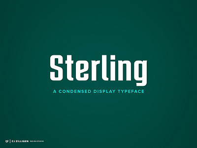 Sterling Typeface font sports sports branding sports font sports type type typeface typography