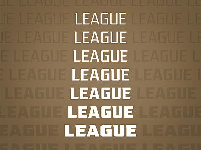 League Weight Variants font sports branding type type design typeface typeface design typography