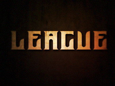 League affects typography