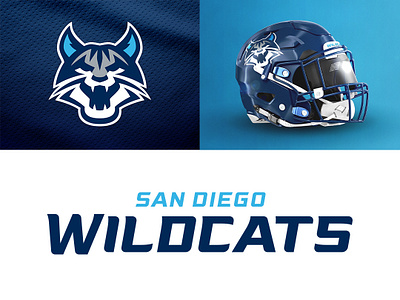 San Diego Wildcats on Behance branding font football illustration logo sports sports branding theuflproject type design typography ufl