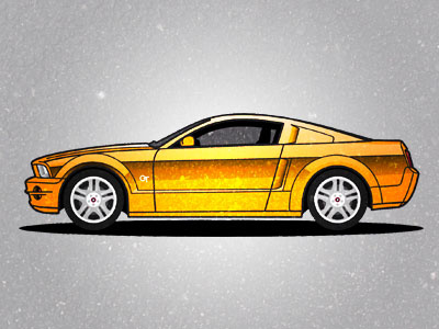 2005 Ford Mustang GT 2005 cars ford gt mustang yellow
