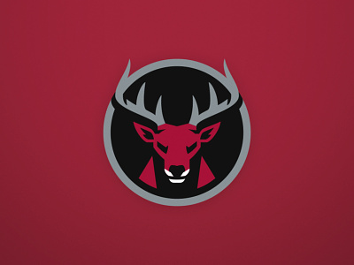 OhioMADE buck design illustration logo ohio sports sports branding whitetaileddeer