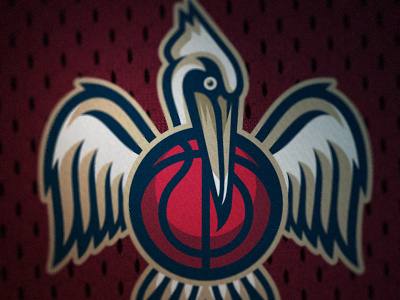 Fleur-de-Pelican 2 basketball fleurdelis fleurdepelican logo new orleans pelicans sports
