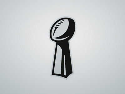 Lombardi football illustration logo lombarditrophy nfl playoffs sports vector