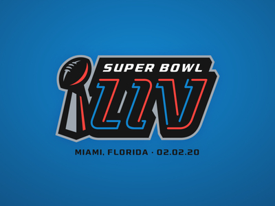 NFL Super Bowl LIV Logo Redesign Concepts 