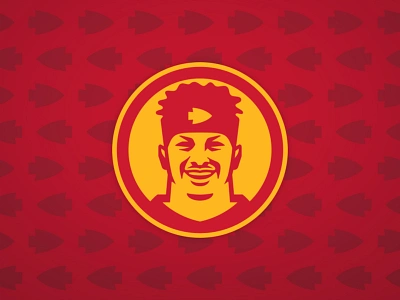 Patrick Mahomes branding chiefs face illustration nfl patrick mahomes sports sports branding