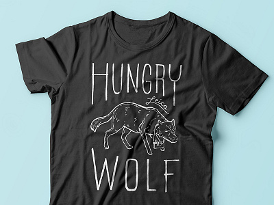 Hungry Leica Wolf camera leica lettering t shirt type wolf