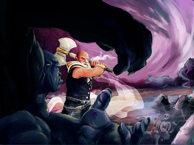 Dwarf Concept character design comic concept art digital painting illustration