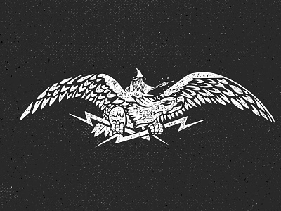 The Great Eagle - Remix design eagle gandolf illustration