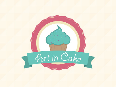 Art in Cake brand cake design logo