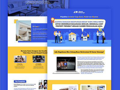 Landing Page - Kamar Keluarga content marketing copywriting design landing page design ui ux website