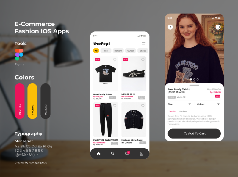 Ecommerce Fashion UI/UX Design Apps by Aby Syahputra on Dribbble