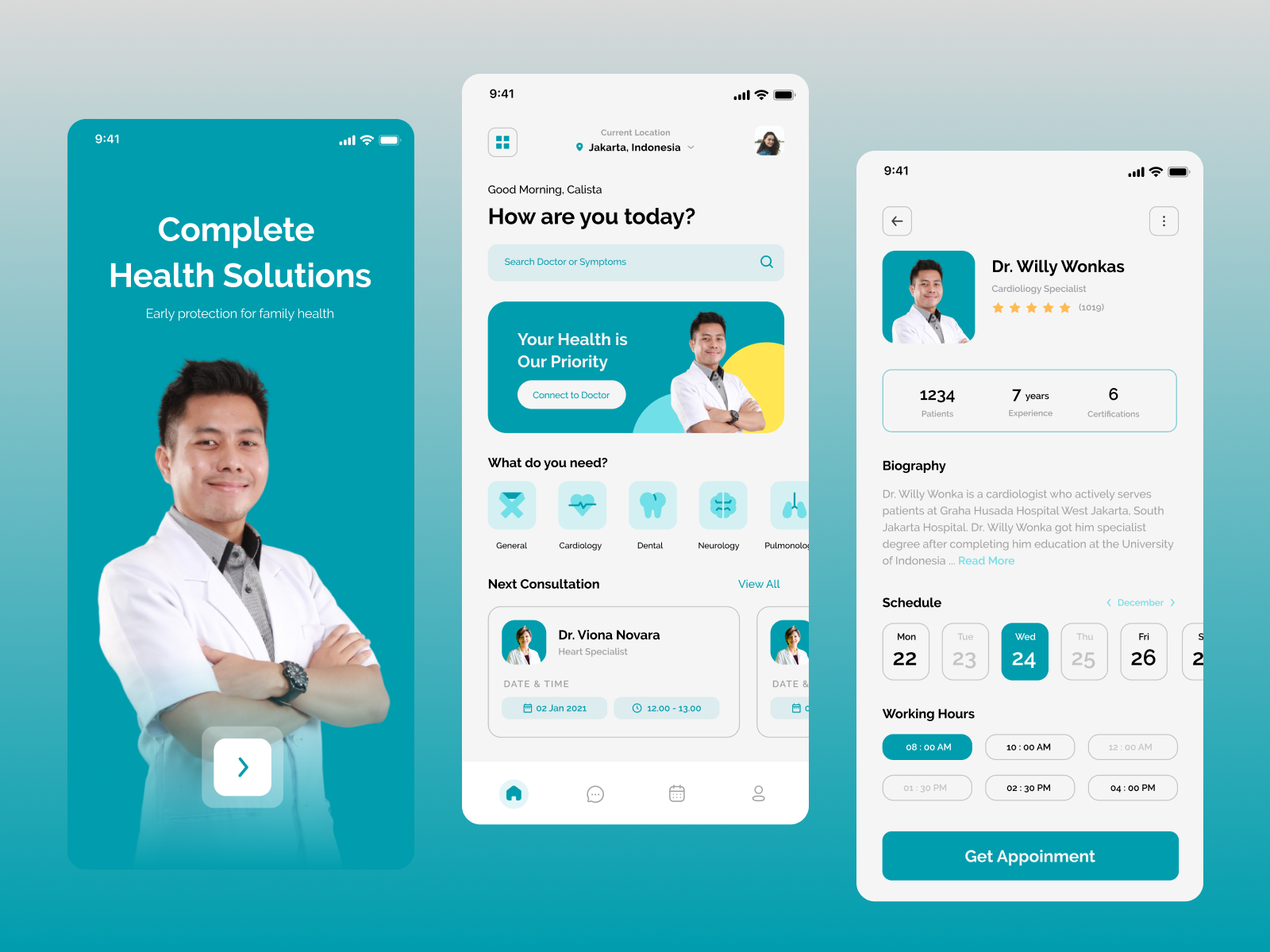 Telemedicine - Mobile App Design by Aby Syahputra on Dribbble