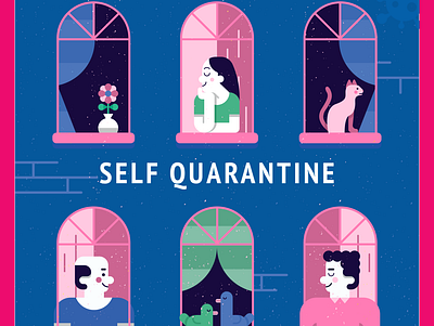 Self Quarantine covid19 covid19 india design for good illustration poster poster design