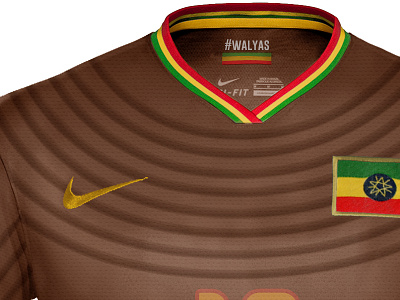 Ethiopia NT jersey ethiopia football futbol kit national team nike nt playera soccer walyas