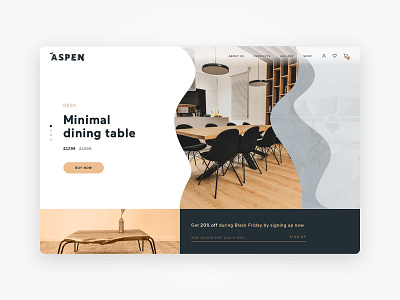 Aspen - living edge furniture - webdesign